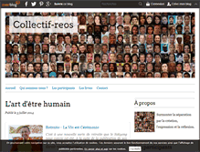 Tablet Screenshot of collectif-reos.net